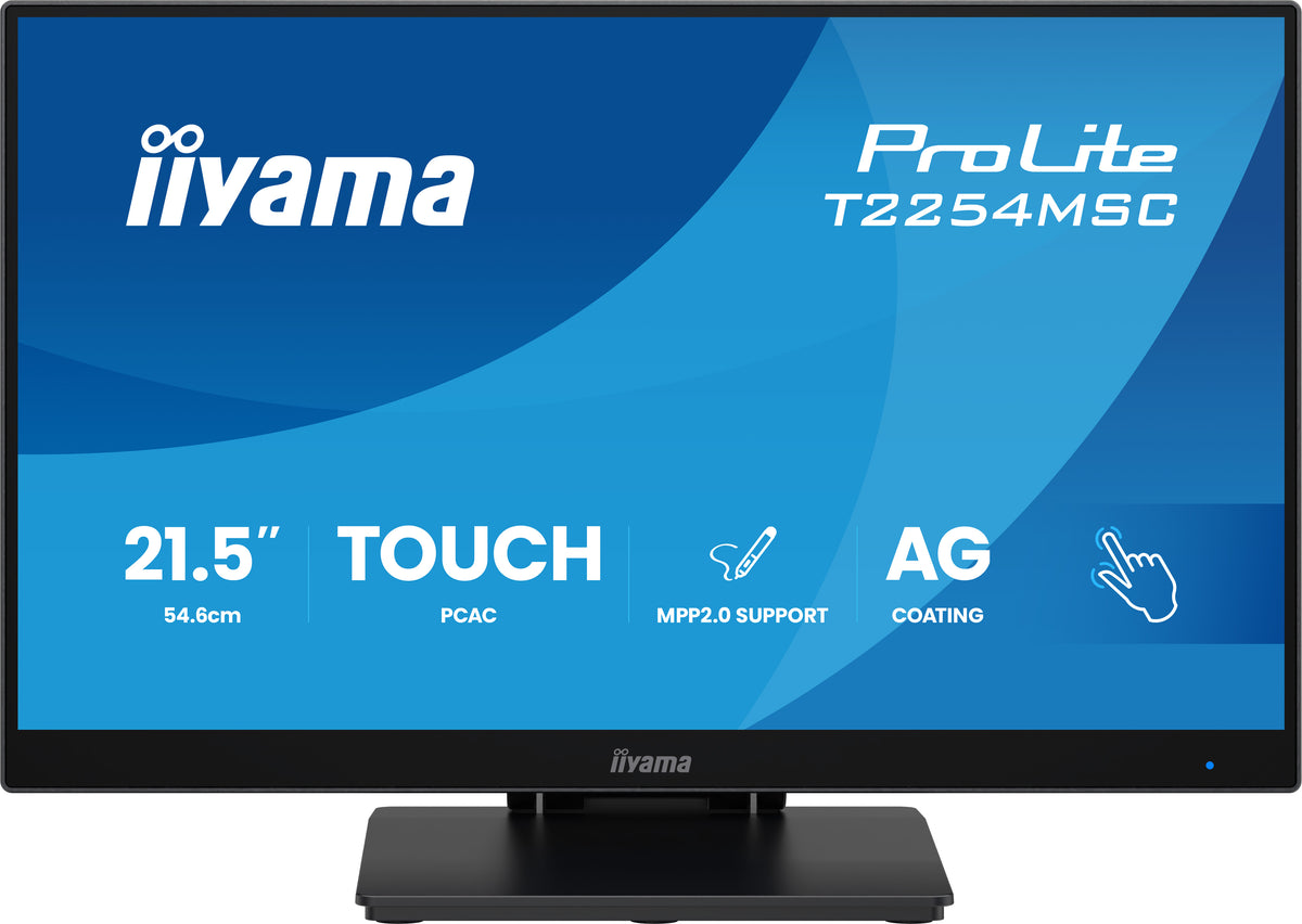 iiyama T2254MSC-B2AG écran plat de PC 54,6 cm (21.5") 1920 x 1080 pixels Full HD LED Écran tactile Noir