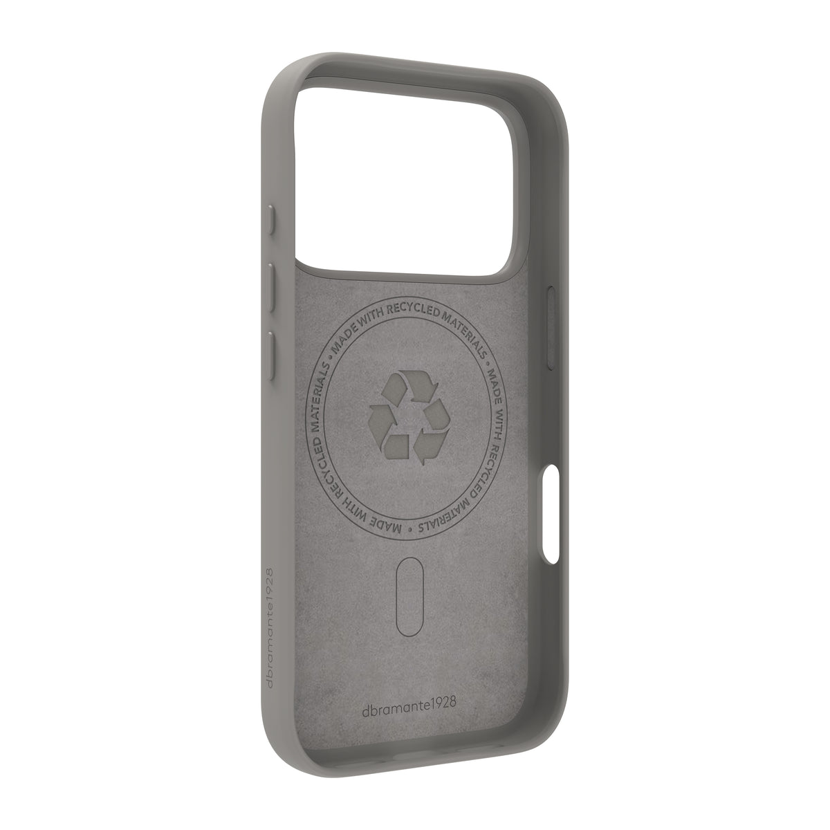 Coque de Protection Roskilde MS Kick ICON pour iPhone 17 Pro, Housse avec Support de Bureau, Gris
