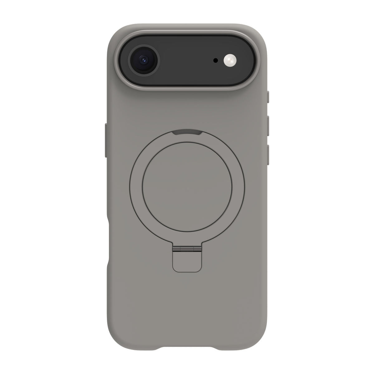 Coque de Protection Roskilde MS Kick ICON pour iPhone 17 Air, Housse avec Support de Bureau, Gris