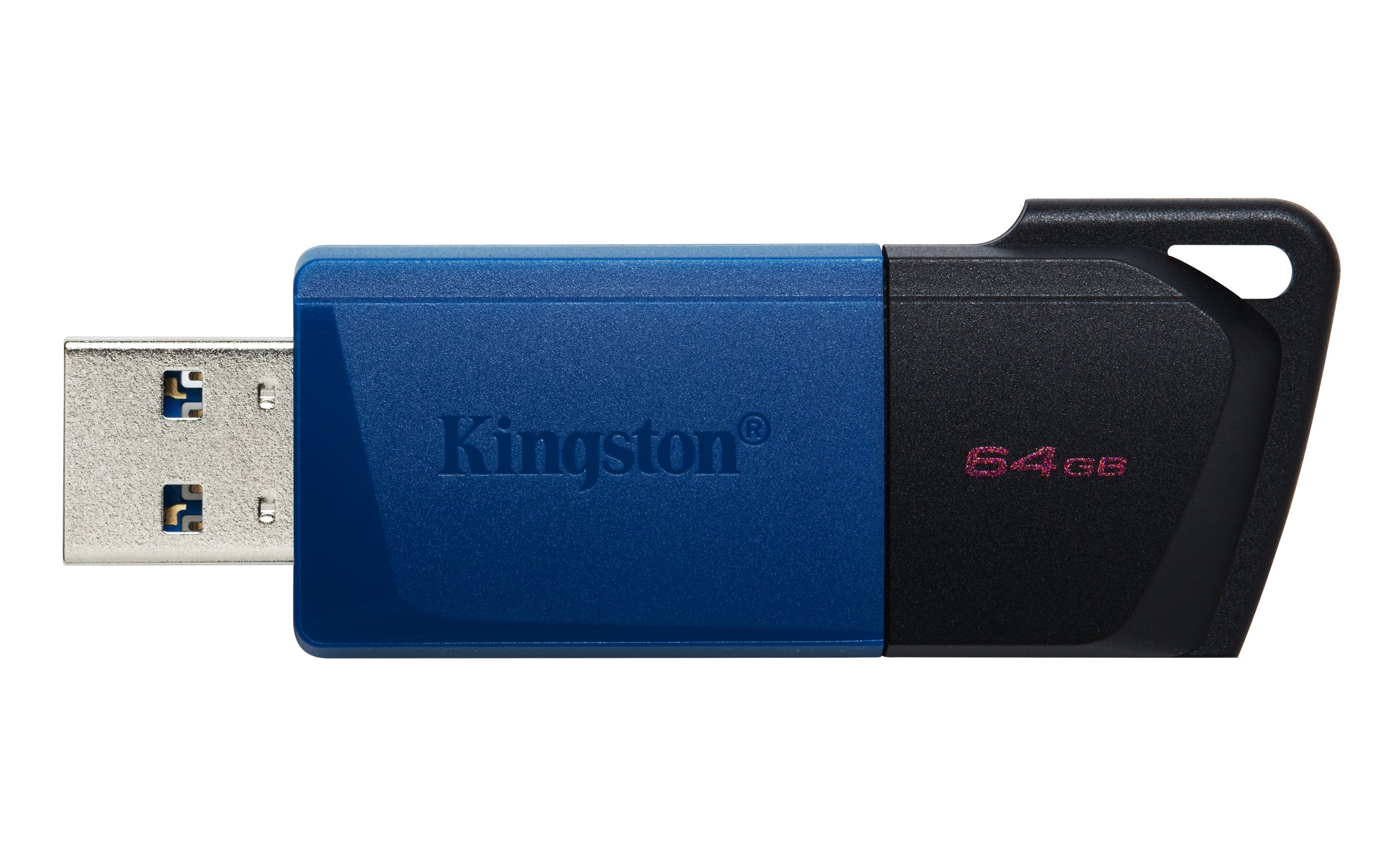 Kingston Technology DataTraveler 64GB USB3.2 Gen 1 Exodia M (Noir + Bleu) - 2 Pieces