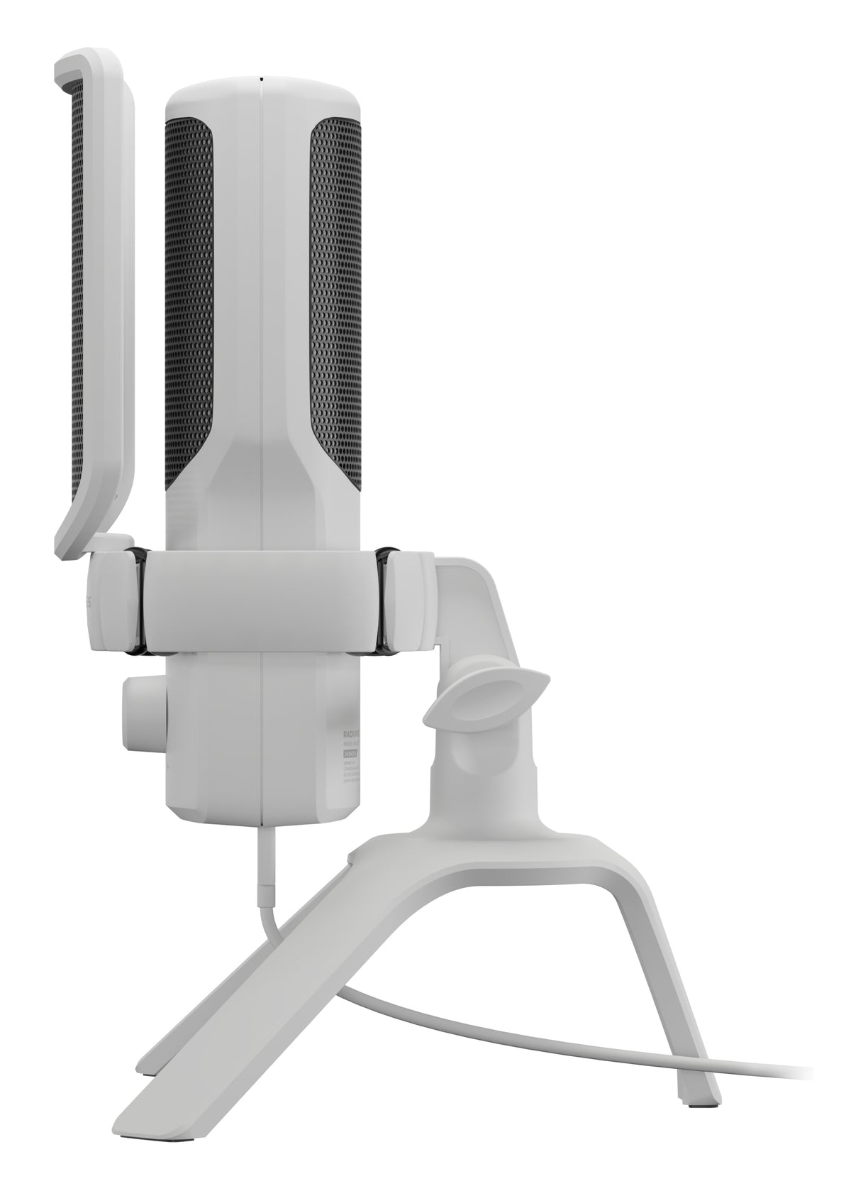 Microphone de Console de Jeu Radium 250, USB, Blanc