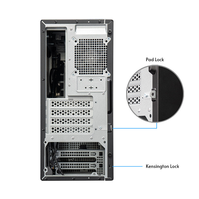 Chieftec Midi Tower BS-20B-OP, Schwarz o.NT Noir - vue 8