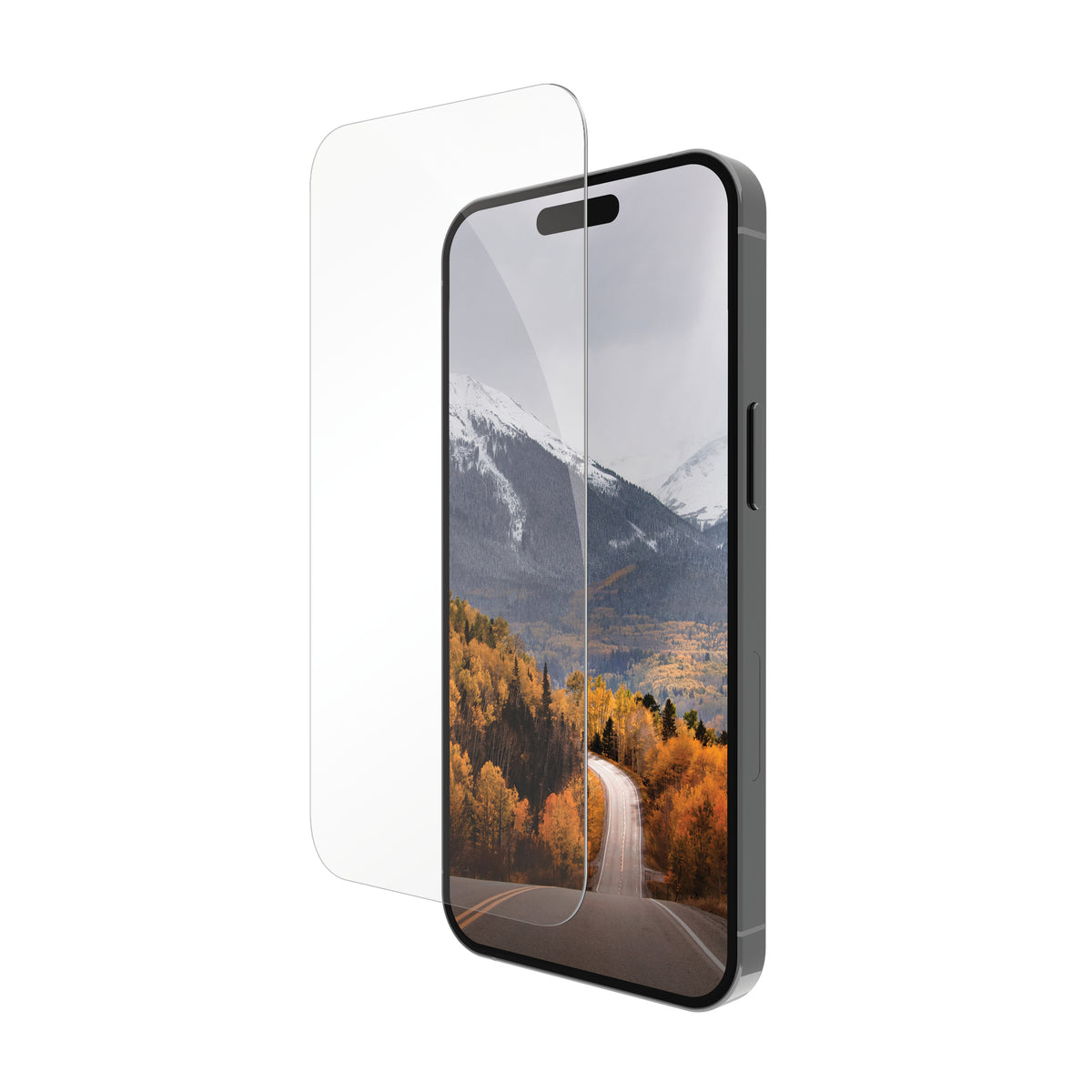 Protection d'Écran en Verre Trempé Transparent pour iPhone 16/15, 6.1 pouces, 1 pièce