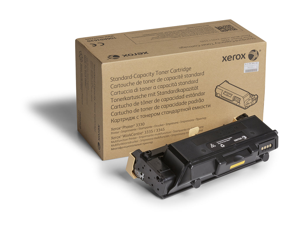 Xerox Cartouche de Toner Noir 106R03620 pour Phaser 3330 et WorkCentre 3300, Capacité Standard, 2600 pages