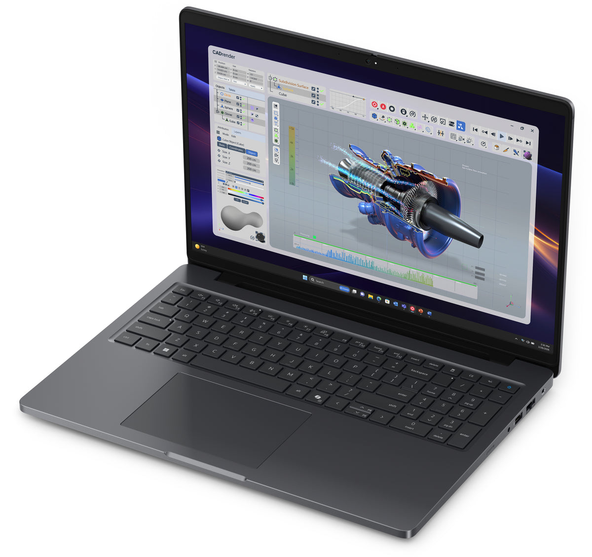 DELL Pro Precision 5 16 PW516261 Copilot+ PC Intel Core Ultra 7 366H Ordinateur portable 40,6 cm (16") Full HD+ 32 Go LPDDR5x-SDRAM 1 To SSD NVIDIA RTX PRO 2000 Blackwell Wi-Fi 7 (802.11be) Windows 11 Pro Noir Nordique - vue 3