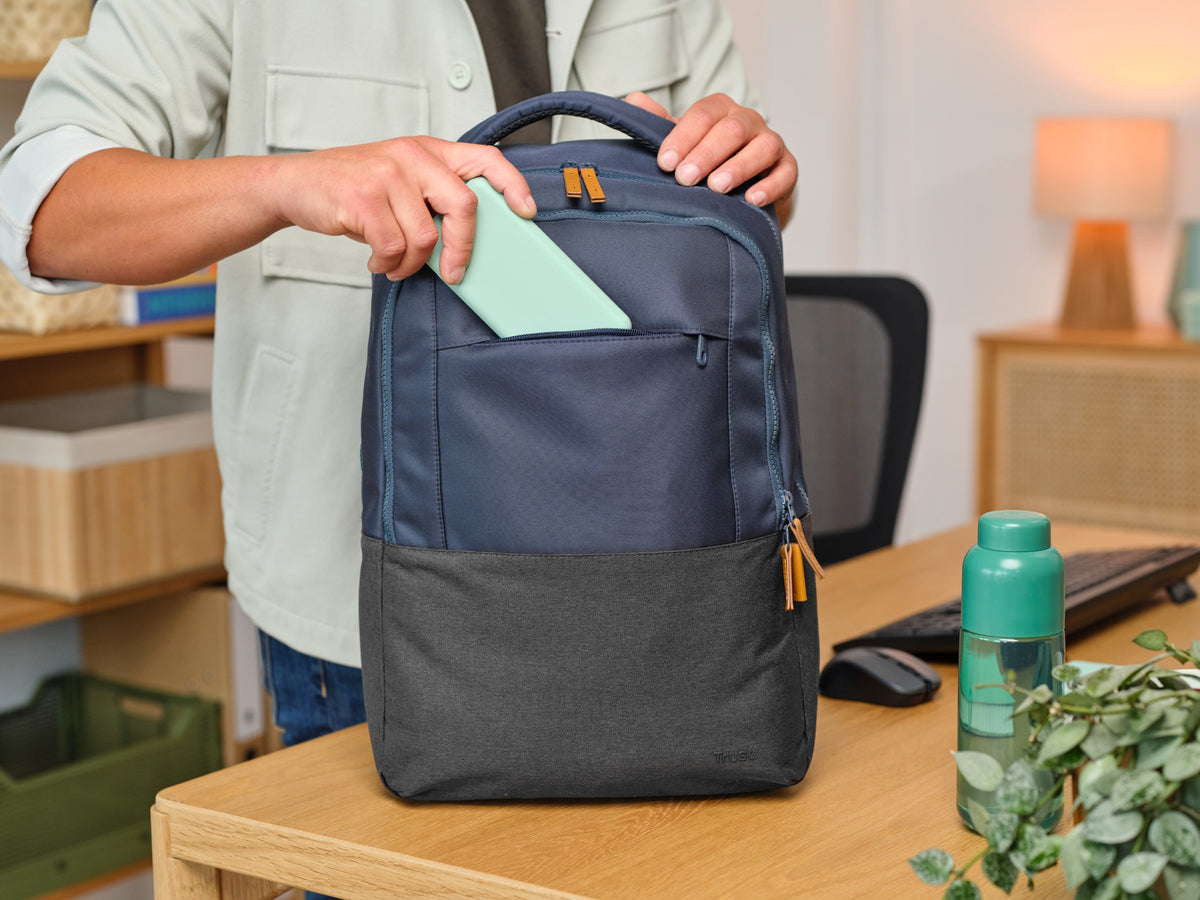Trust Lisboa Sac à dos pour ordinateur portable 40,6 cm (16") Bleu