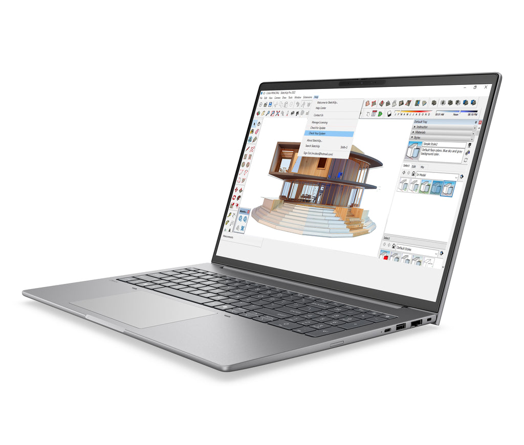 HP ZBook 8 G2a Copilot+ PC Station de Travail Mobile 16" WUXGA AMD Ryzen AI 9 HX PRO 32 Go DDR5 512 Go SSD Wi-Fi 7 Windo