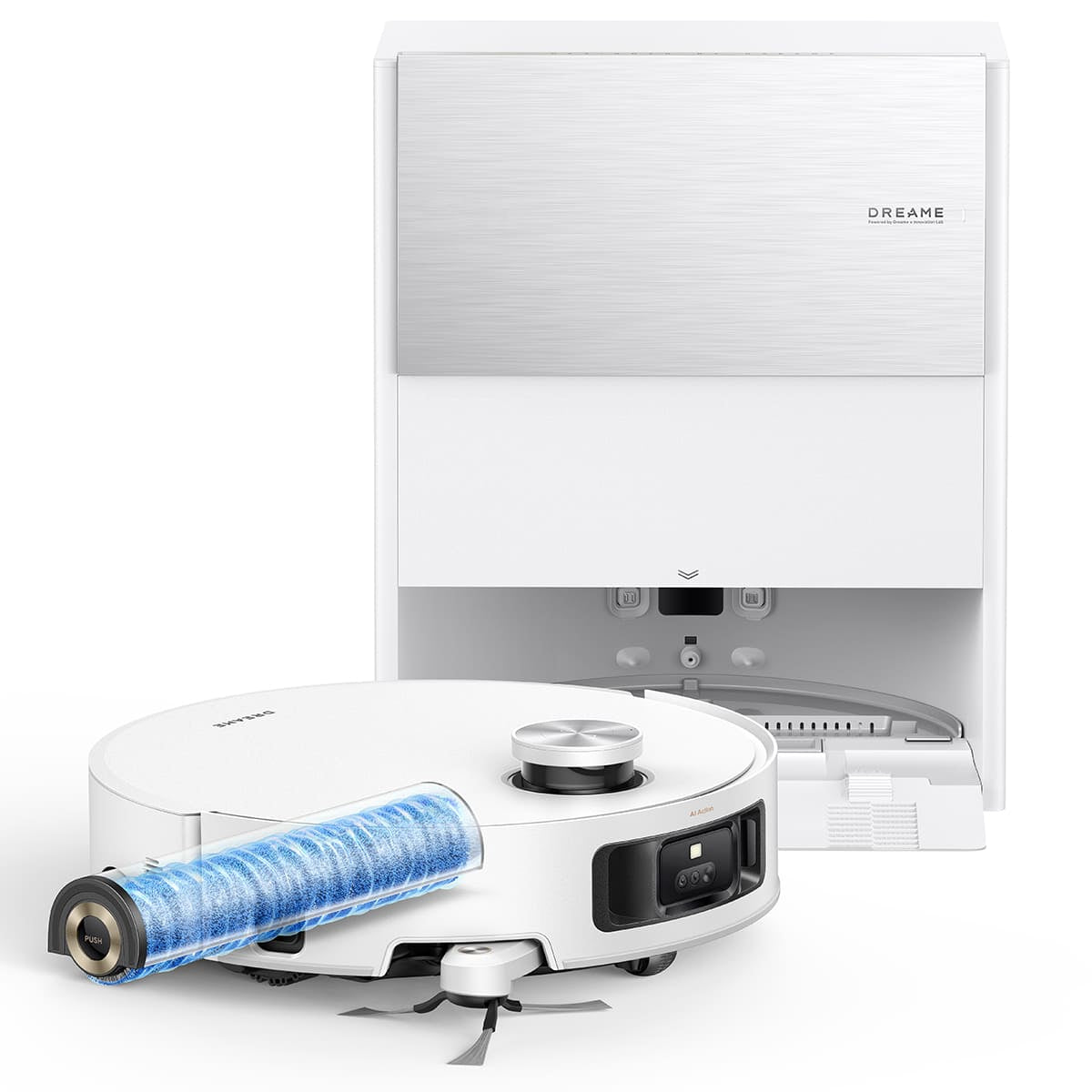 Xiaomi Dreame Aqua 10 Roller Blanc, Aspirateur Robot, 0,22 L