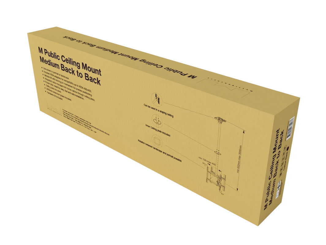 Support de Montage pour Écrans et Affichages 32" à 55", Noir