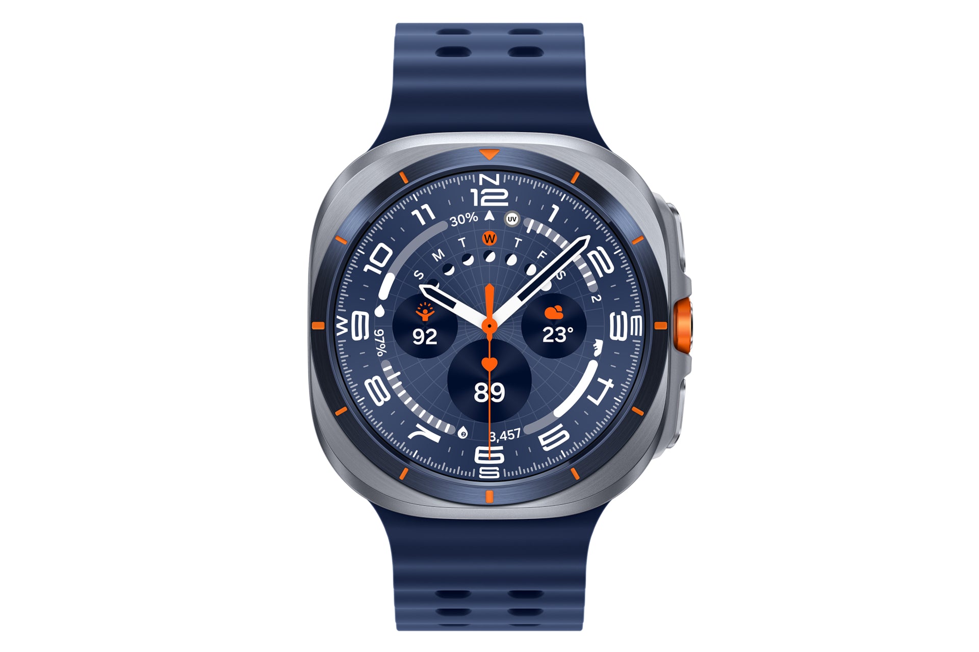Samsung Galaxy Watch Ultra 3,81 cm (1.5") AMOLED 47 mm Numérique 480 x 480 pixels Écran tactile 4G Argent Wifi GPS (satellite)