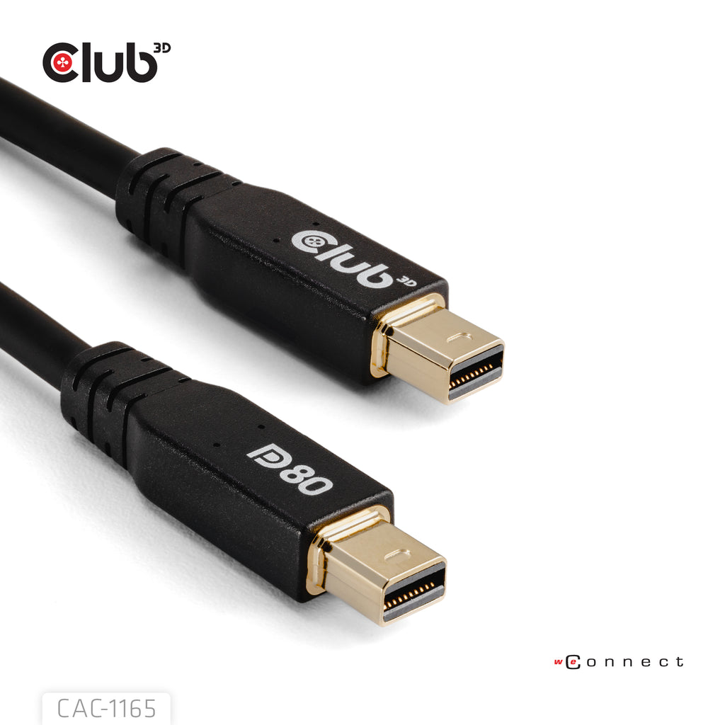 CLUB3D CAC-1165 câble DisplayPort 1 m Mini DisplayPort Noir