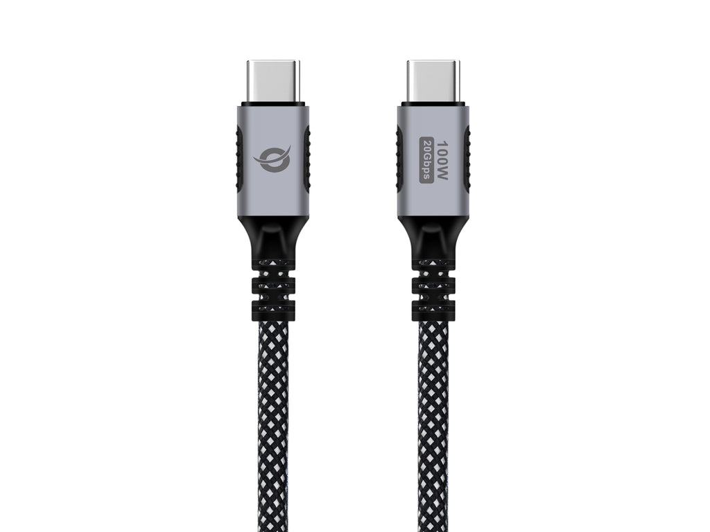 Conceptronic ETTA07B20 câble USB USB 3.2 Gen 2x2 2 m USB C 20 Gbit/s 100 W Noir