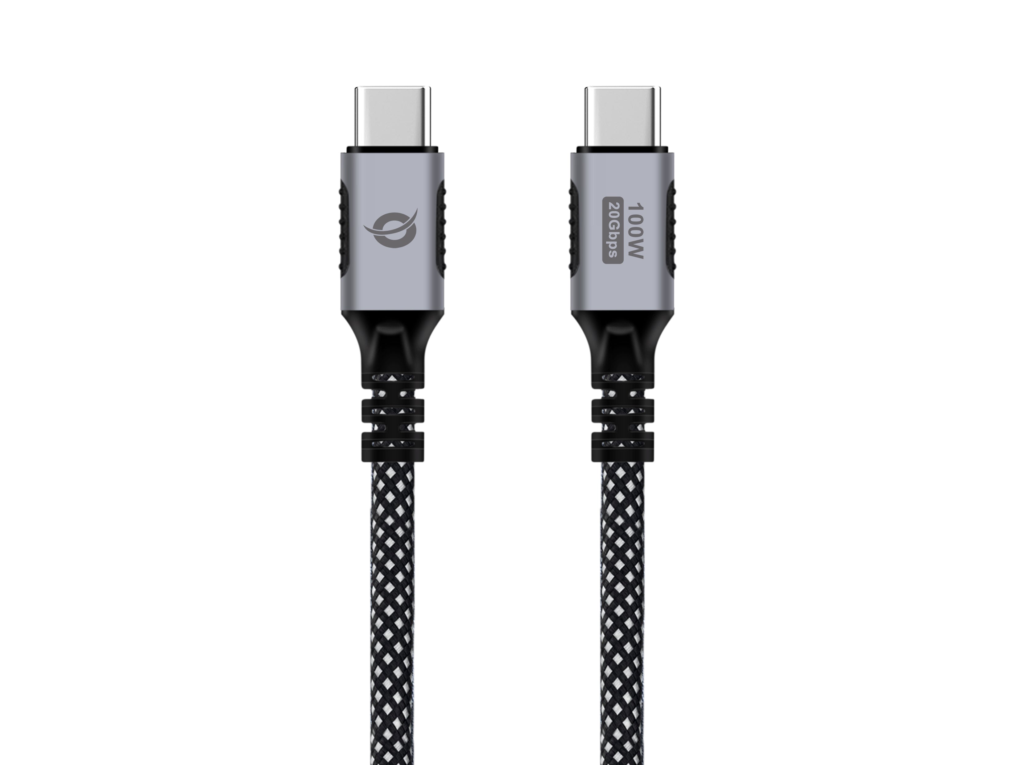 Conceptronic ETTA07B20 câble USB USB 3.2 Gen 2x2 2 m USB C 20 Gbit/s 100 W Noir
