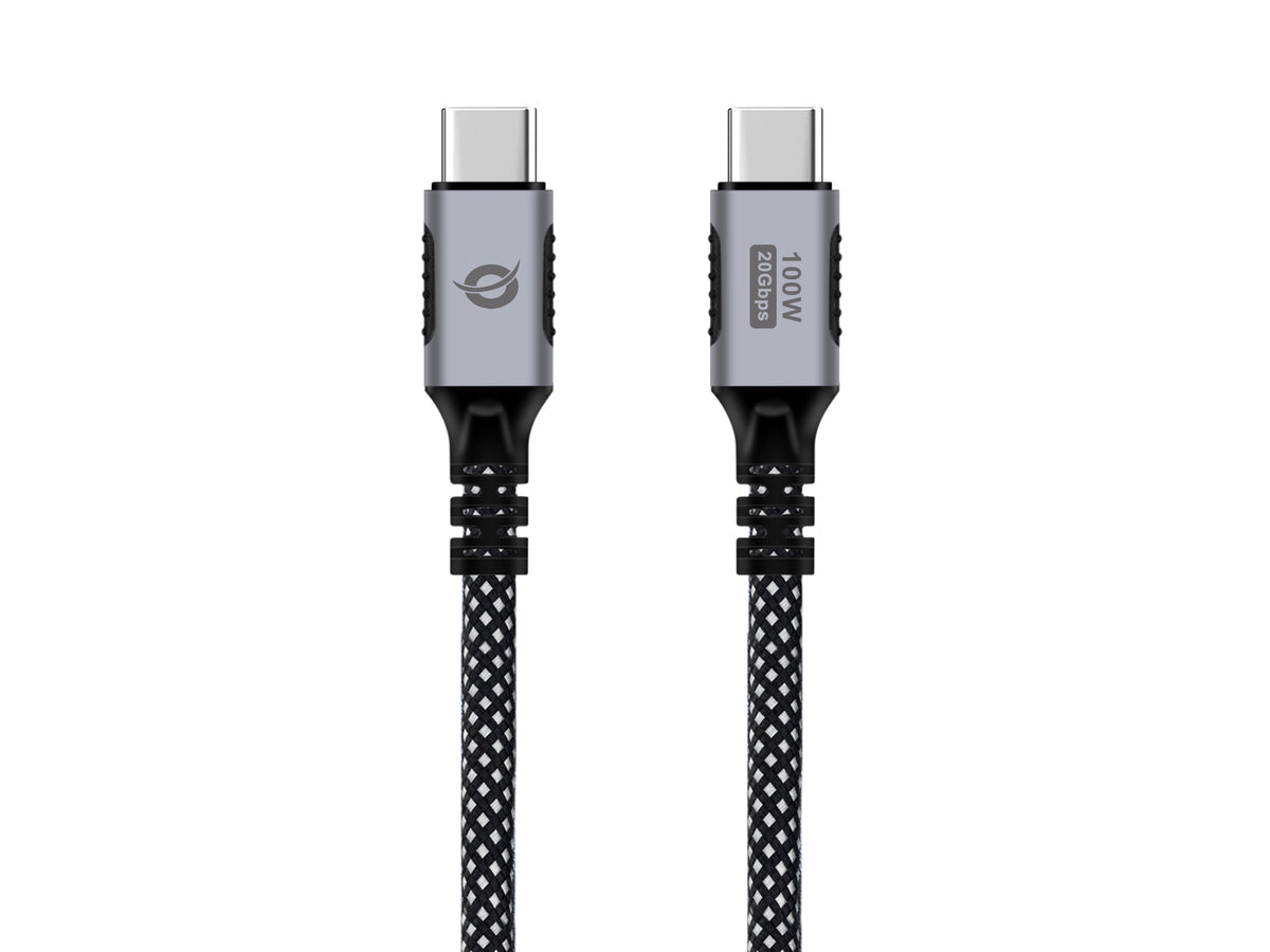 Conceptronic ETTA07B12 câble USB USB 3.2 Gen 2x2 1,2 m USB C 20 Gbit/s 100 W Noir
