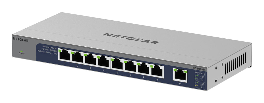 NETGEAR GS108MX-100EUS Commutateur Réseau Non-géré L2 Gigabit Ethernet (10/100/1000)