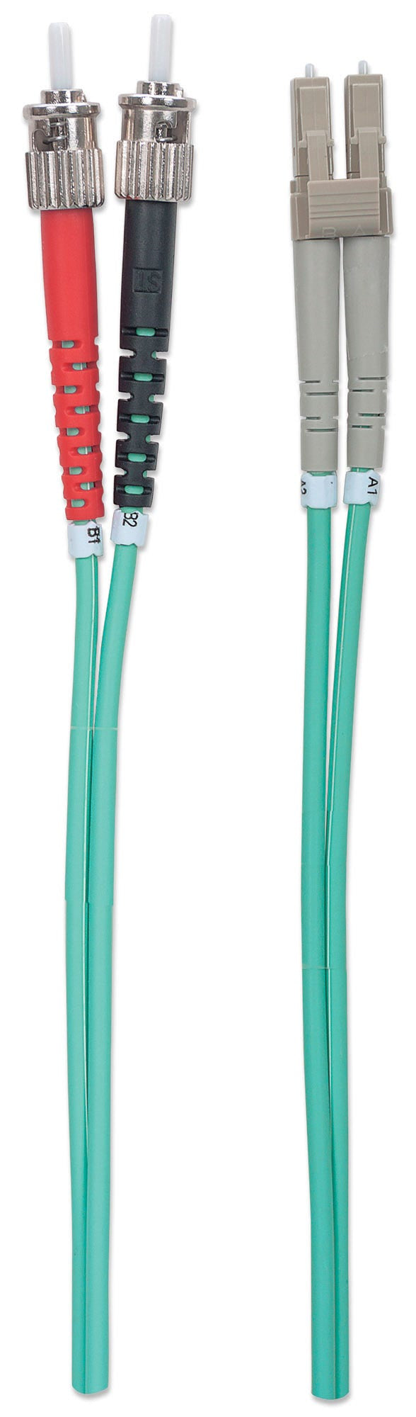 Intellinet 751001 câble InfiniBand et à fibres optiques 2 m ST LC Couleur aqua