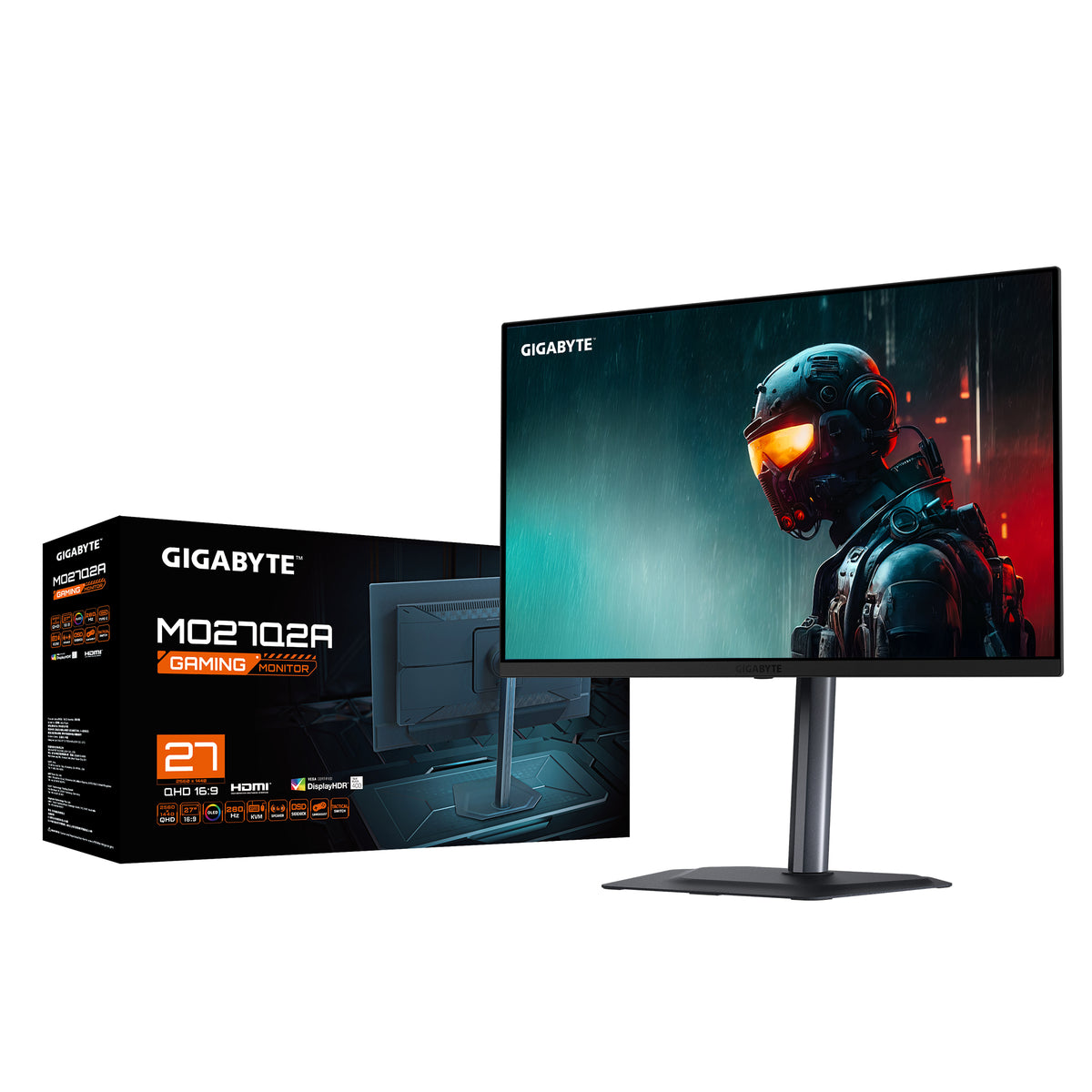 GIGABYTE MO27Q2A Moniteur de Jeu OLED 27" 2K QHD 2560 x 1440, 280Hz, 0,03ms, FreeSync Premium Pro, HDMI 2.1
