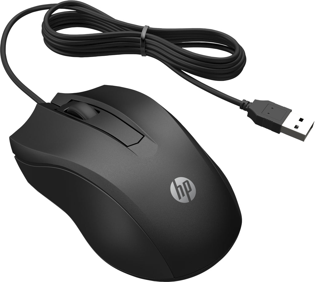 HP Souris Filaire 100, Conception Ambidextre