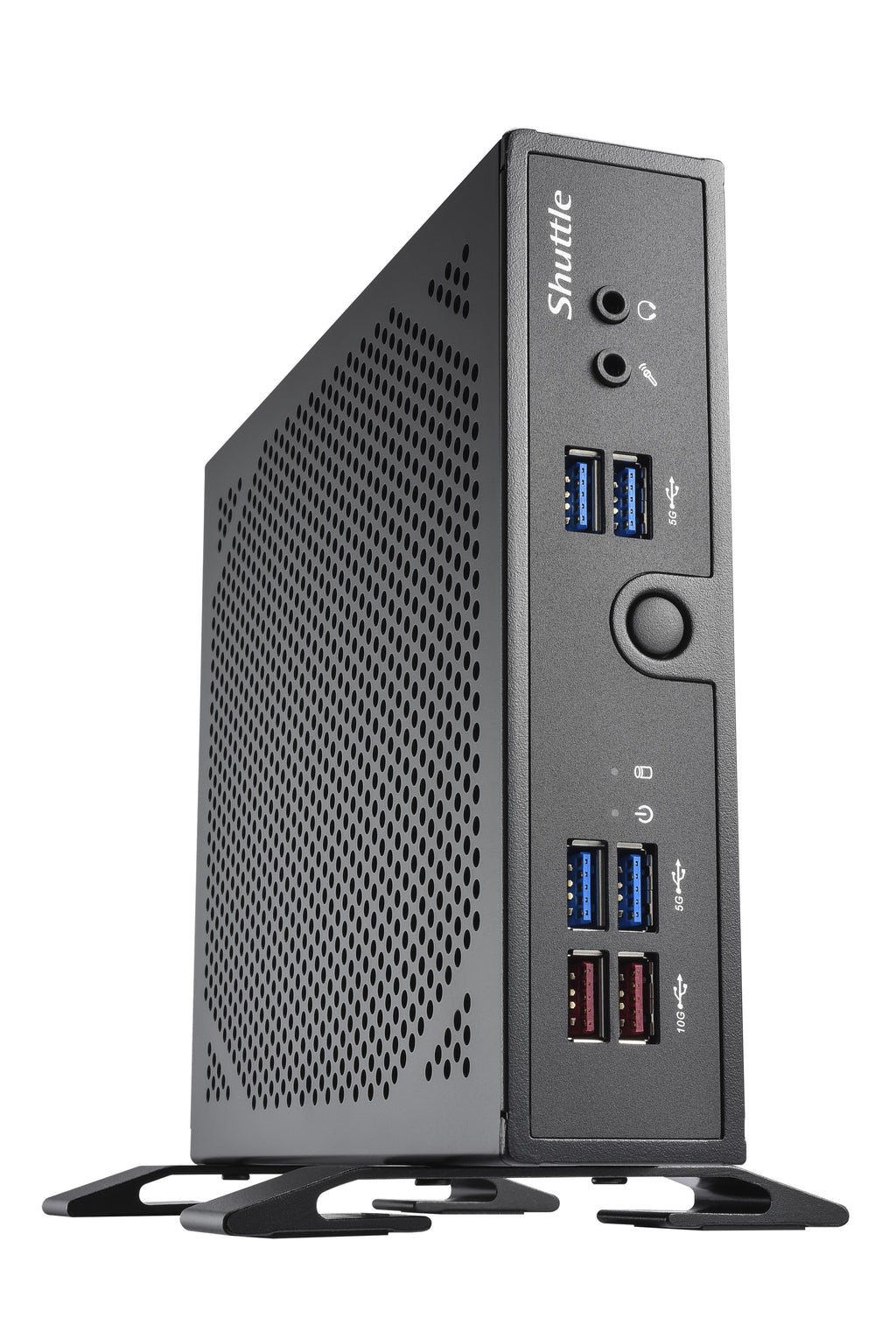 Shuttle XPC slim Barebone DS50U3, Intel i3-1315U, 2x LAN (1x 2.5Gbit ,1x 1Gbit), 1xCOM,1xHDMI,1xDP, 1x VGA, fanless, fonctionnement permanent 24/7