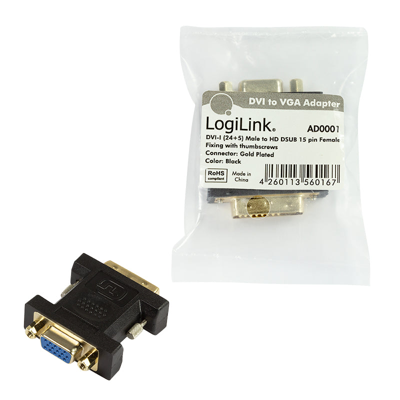 LogiLink AD0001 carte et adaptateur d'interfaces DVI-I - vue 5