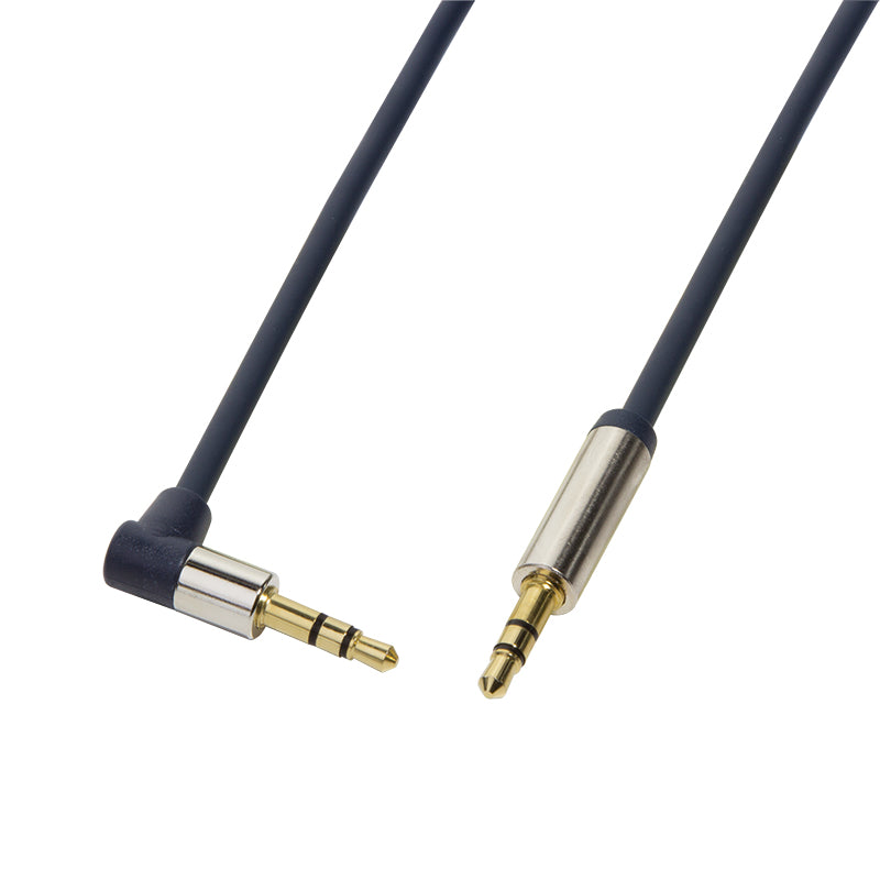 LogiLink Câble Audio 3,5mm - 3,5mm, 0,5m, Bleu