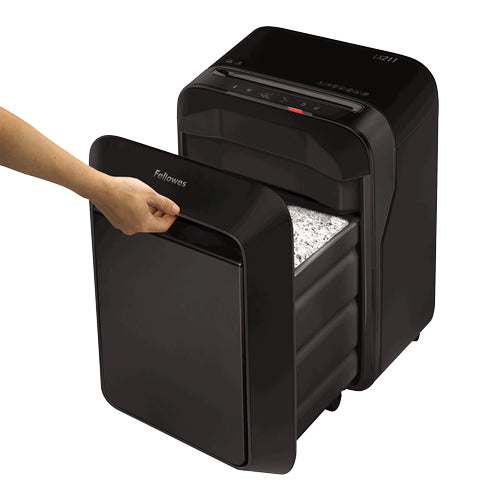 Fellowes LX Series Powershred LX211 Destructeur de Papier Micro-coupe, Noir