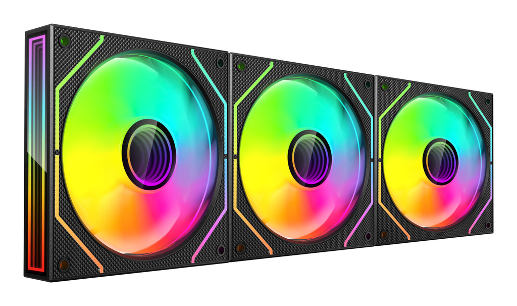Mars Gaming MF3DPROKIT système de refroidissement d’ordinateur Boitier PC Ventilateur 12 cm Noir