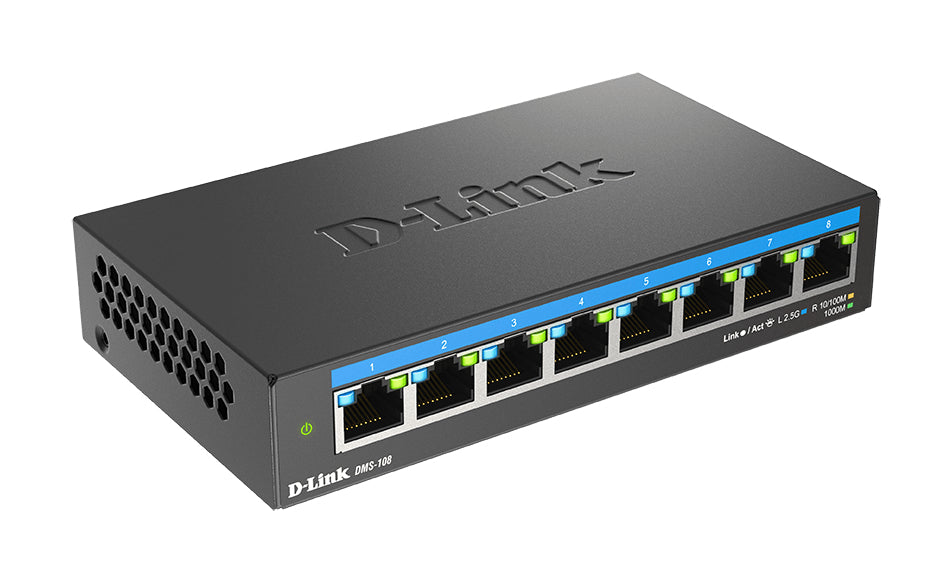 D-Link Switch non administrable 8 ports multi-Gigabit 2,5G