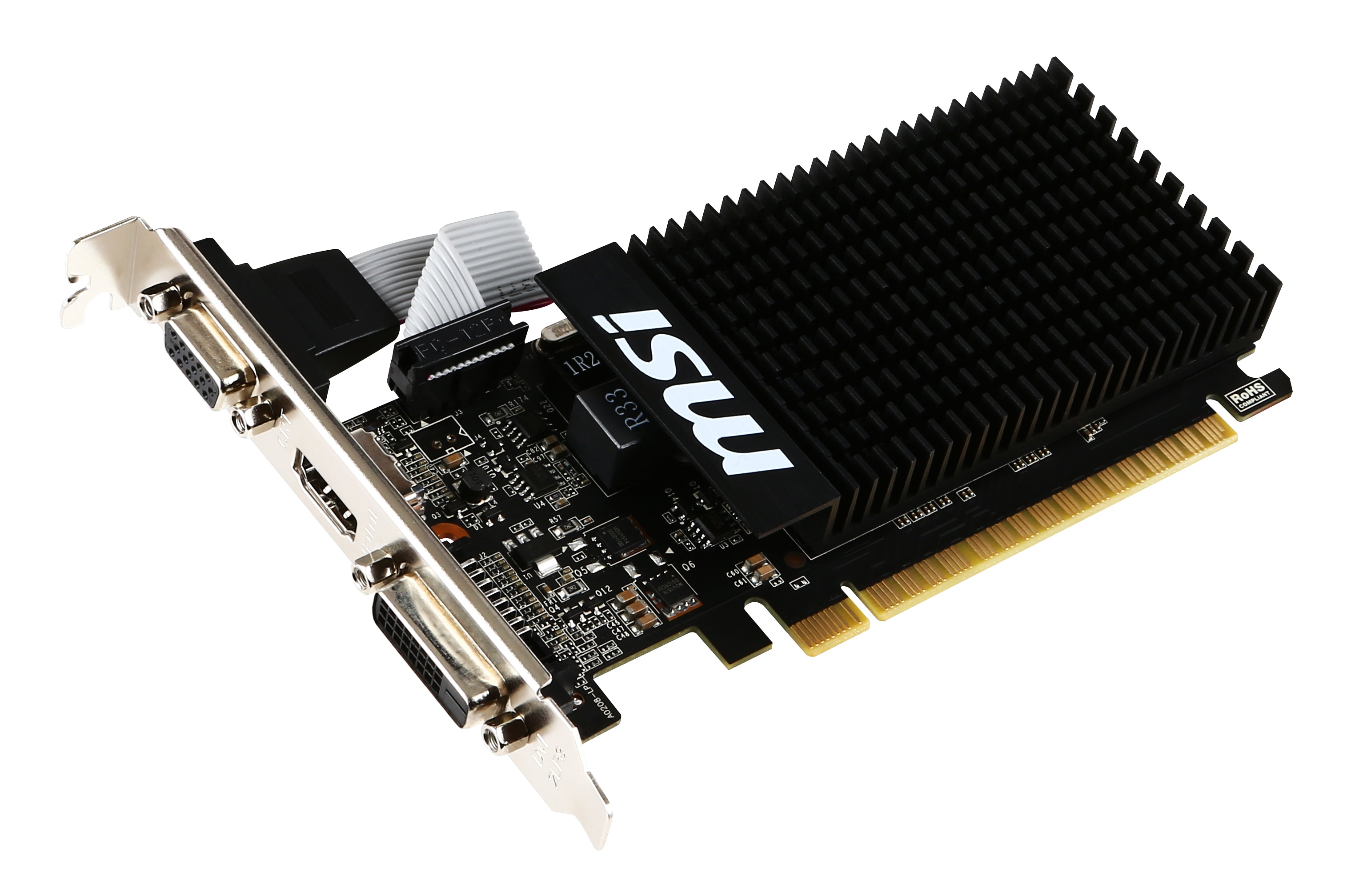 MSI GT 710 2GD3H LP carte graphique NVIDIA GeForce GT 710 2 Go GDDR3