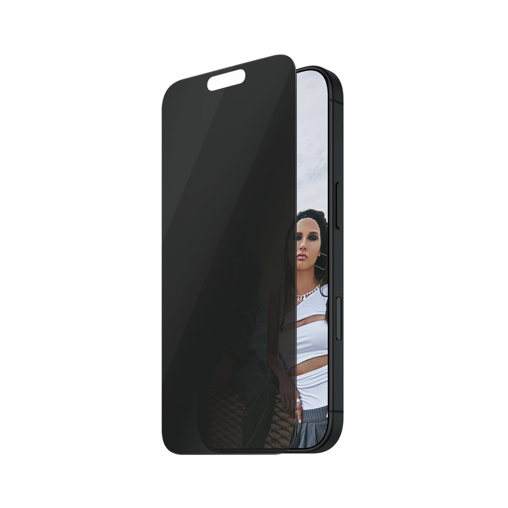 PanzerGlass SAFE. by ® 2-Way Privacy Screen Protector iPhone 16 Pro Max | Ultra-Wide Fit Protection d'écran transparent Apple 1 pièce(s)