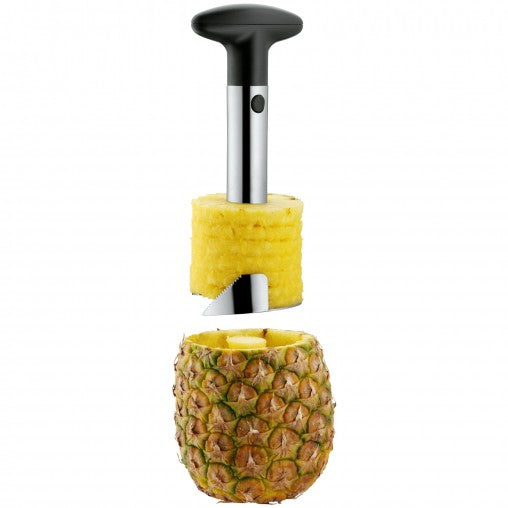 WMF 1873676030 Coupe-Ananas en Acier Inoxydable, Noir