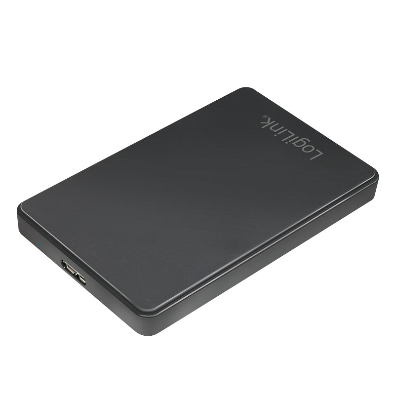 LogiLink UA0339 Boîtier de disques de stockage Boîtier disque dur/SSD Noir 2.5"