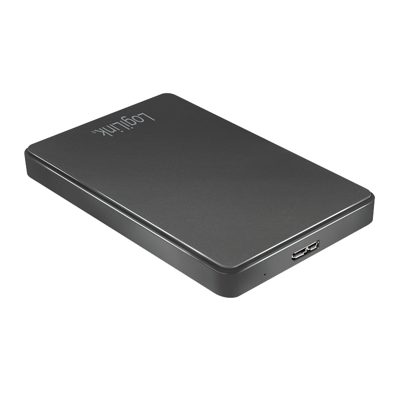 LogiLink UA0339 Boîtier de disques de stockage Boîtier disque dur/SSD Noir 2.5"