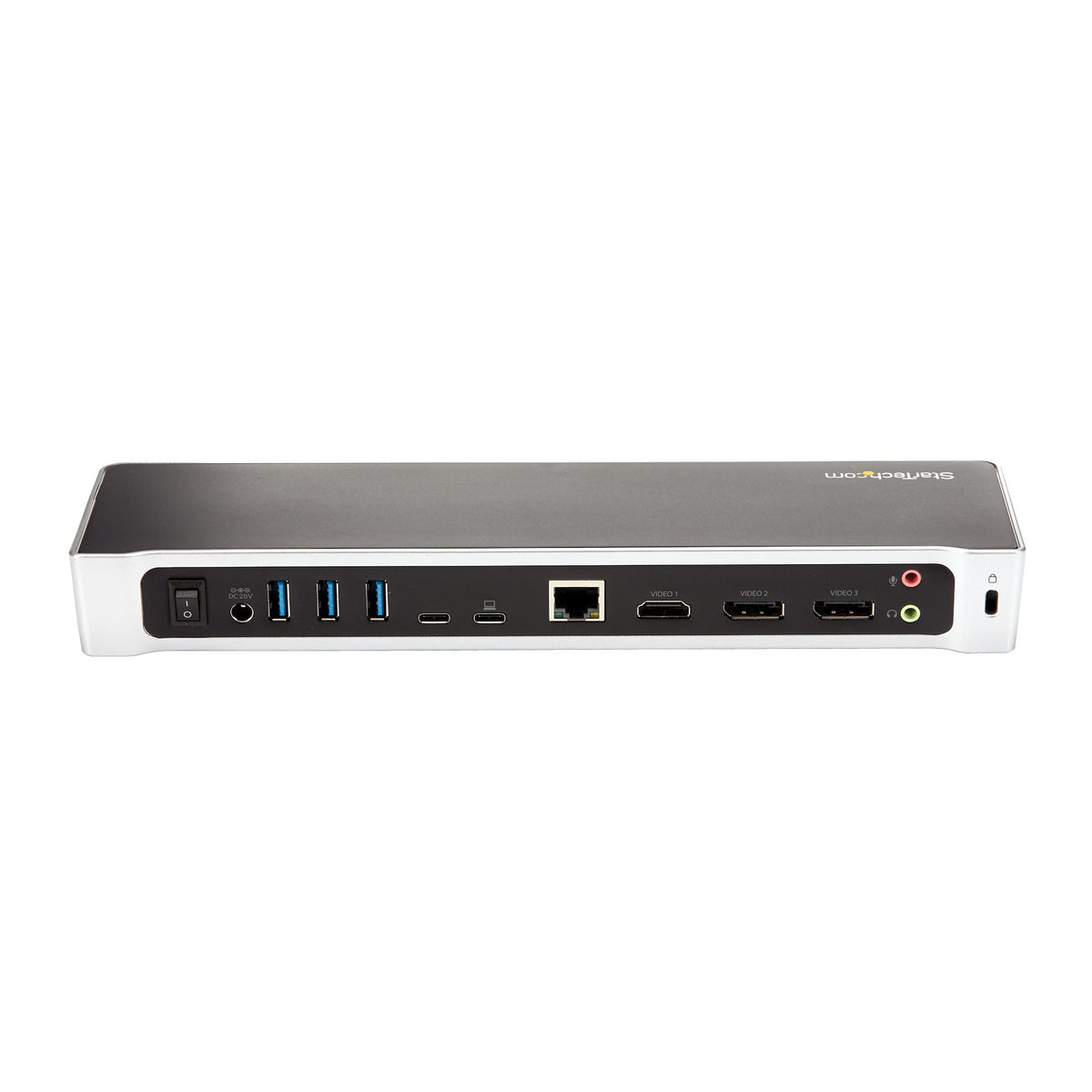 StarTech.com Station d'Accueil USB-C 4K, Station d'Accueil pour Triple Moniteur UHD 4K, Mac et Windows, USB C vers HDMI 