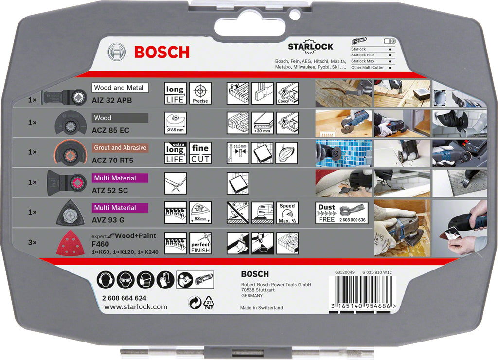 Bosch Bosch 2 608 664 624 accessoire d'outil multifonction Jeu de lames