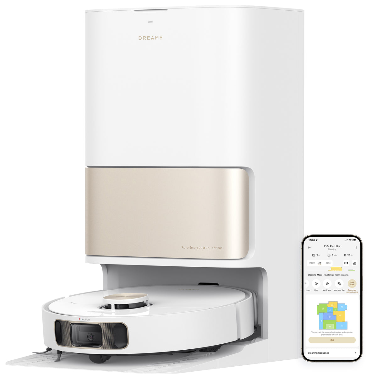 Dreame L10s Pro Ultra 3,2 L Blanc