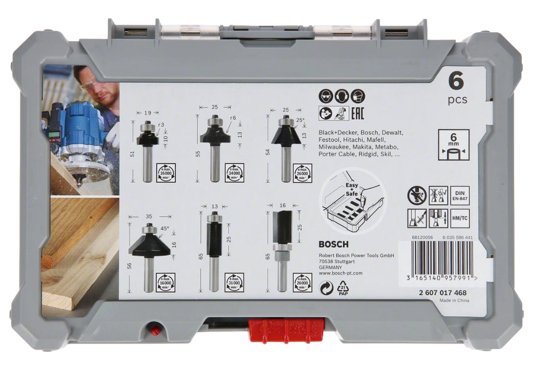 Bosch Bosch 2607017468 Jeu d'embouts 6 pièce(s)