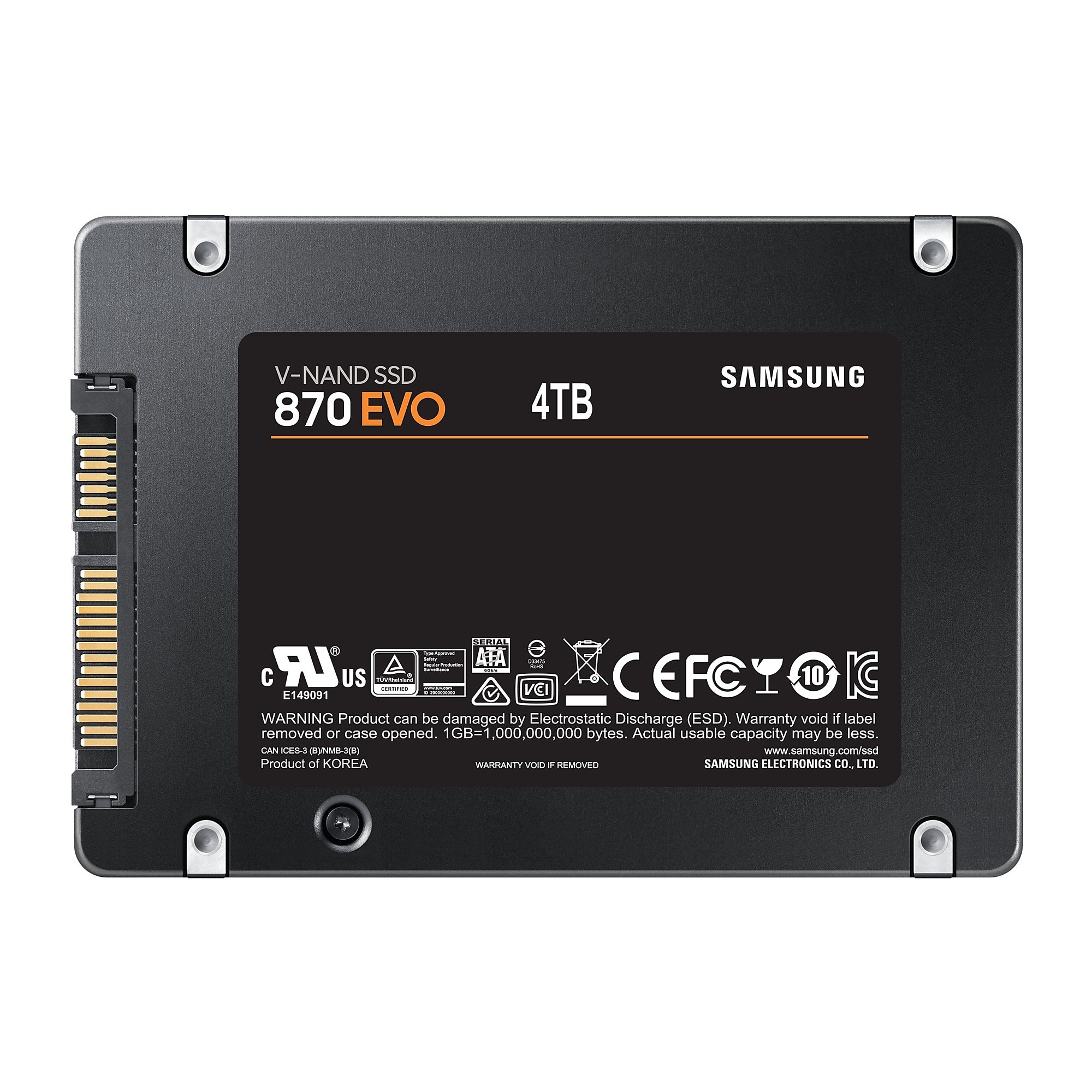 Samsung Samsung 870 EVO 4 To 2.5" Série ATA III V-NAND