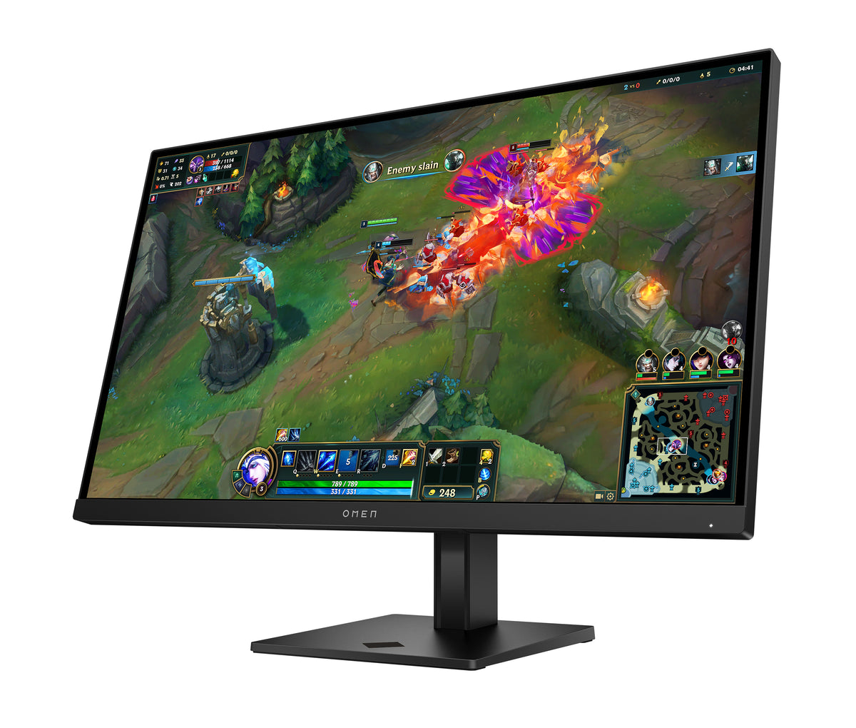 HP OMEN 27 inch QHD 180Hz Gaming Monitor écran plat de PC 68,6 cm (27") 2560 x 1440 pixels Quad HD LCD Noir