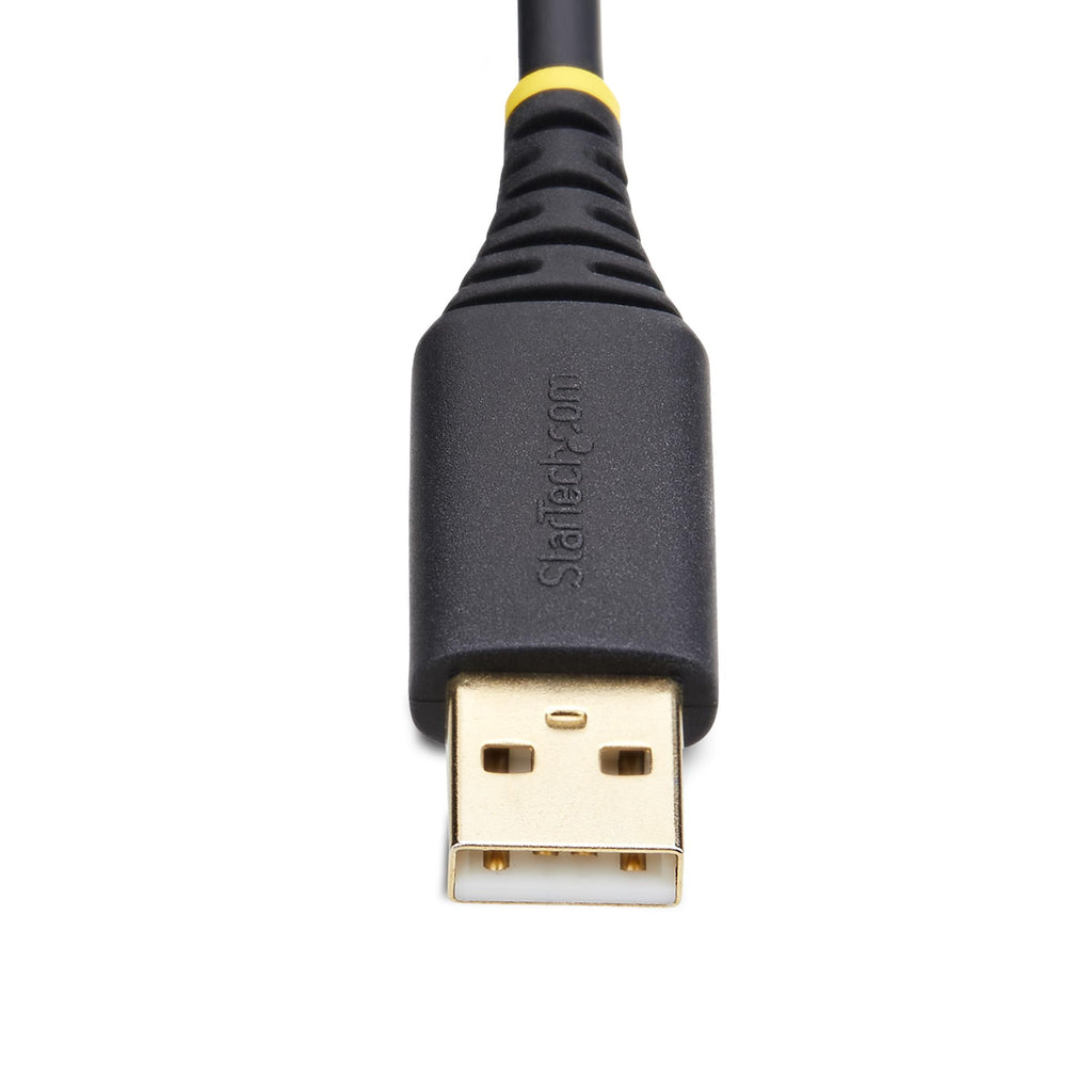 StarTech.com Câble Adaptateur USB vers Null Modem Série RS232 DB9, 30cm, FTDI, COM Retention
