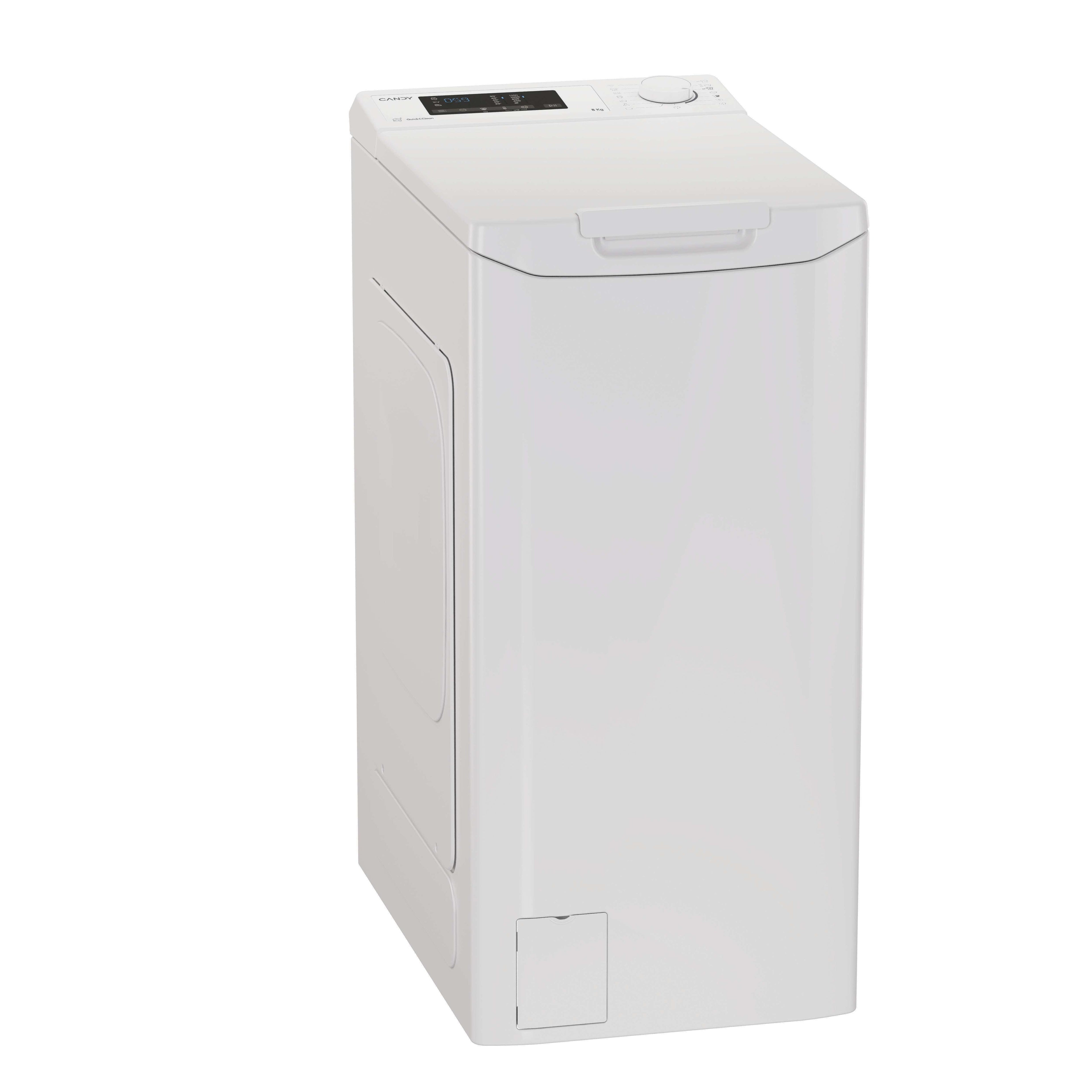 Candy TCA283D2-S machine à laver Charge par dessus 8 kg 1200 tr/min Blanc