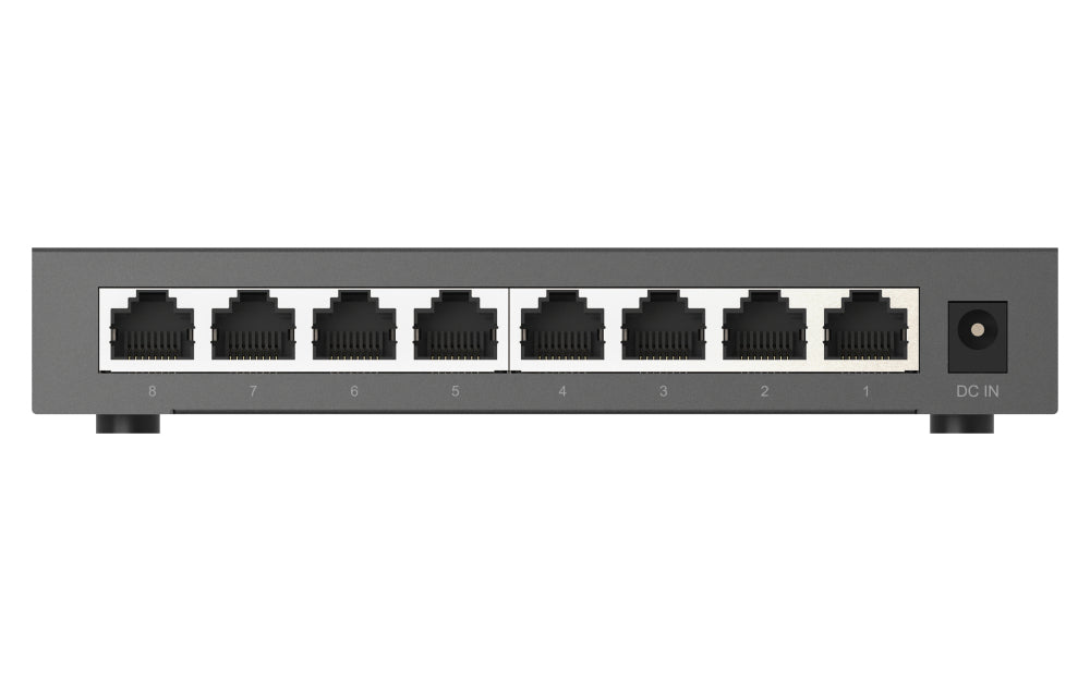 QNAP QNAP QSW-1108-8T-R2 commutateur réseau Non-géré 2.5G Ethernet (100/1000/2500) Bureau Noir