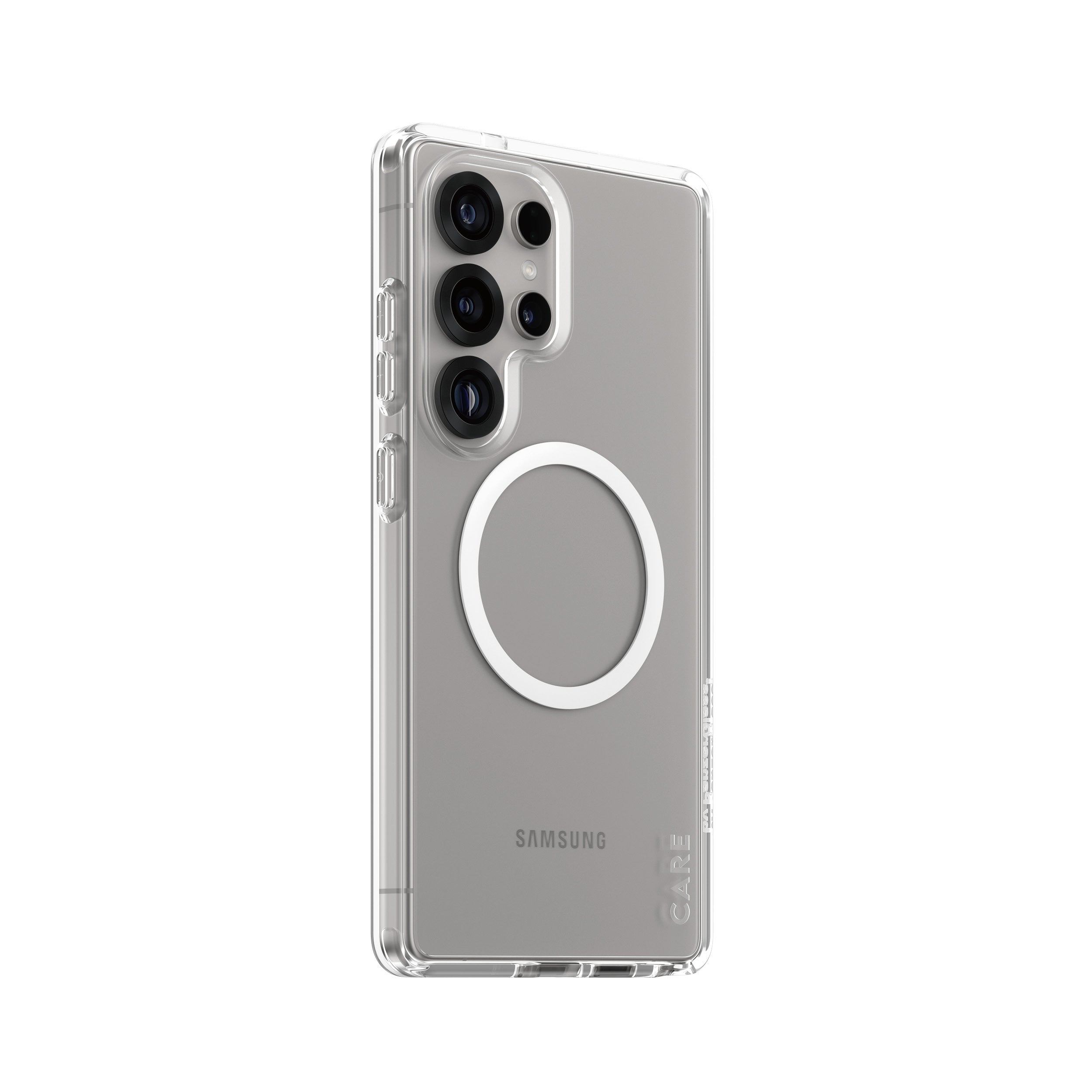 PanzerGlass CARE™ by ® Urban Combat Case Transparent w. White Qi Compatible Samsung Galaxy S25 Ultra coque de protection pour téléphones portables Housse