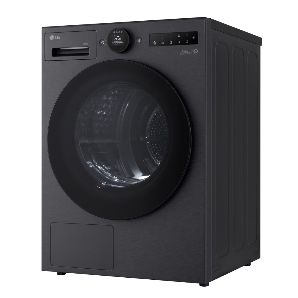 LG RHX7010TBB sèche-linge Pose libre Charge avant 10 kg Noir
