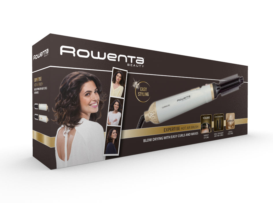 Rowenta Fashion Stylist CF3910 Brosse soufflante à air chaud À chaleur Blanc