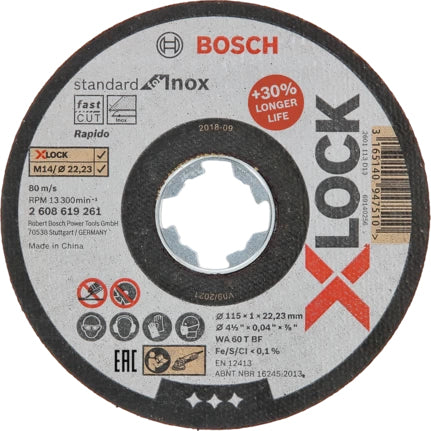 Bosch Bosch 2 608 619 261 accessoire pour meuleuse d'angle Disque de coupe