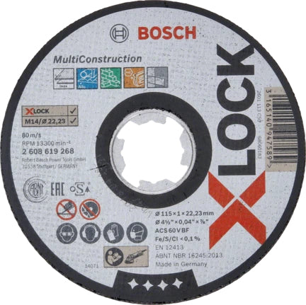 Bosch Bosch X-LOCK MULTI CONSTRUCTION Disque de coupe