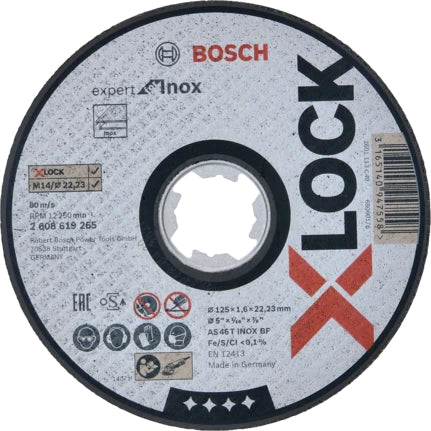 Bosch Bosch Disco di taglio dritto 125 mm 22.23 mm Accessories 2608619265 1 pz. Disque de coupe