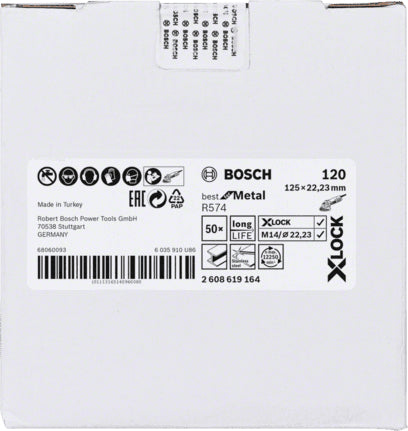 Bosch Bosch 2 608 619 164 accessoire pour meuleuse d'angle Disque de ponçage