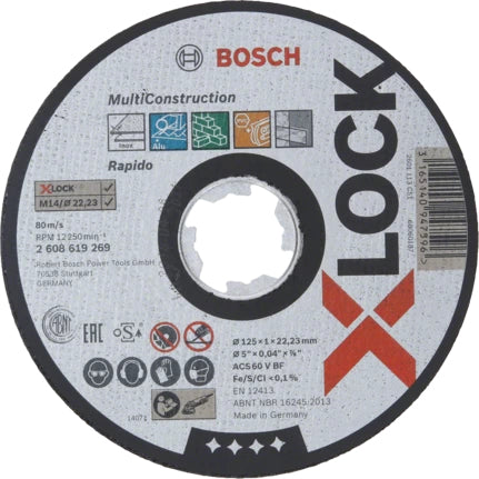 Bosch Bosch X-LOCK MULTI CONSTRUCTION Disque de coupe